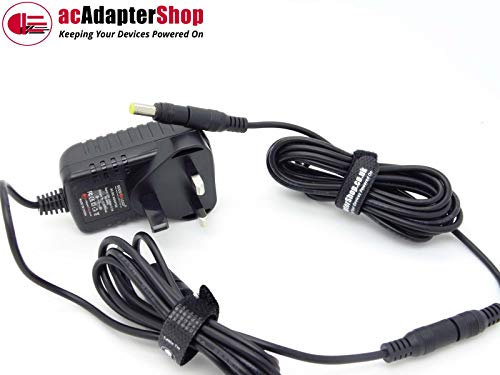 6 Metre Long 9 Volt AC-DC Adaptor Switching Power Supply For 5.5mm x 2.1mm / 2.5mm