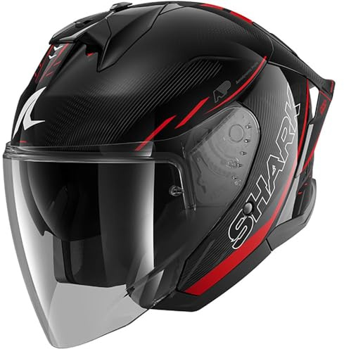 SHARK, Jet Motorradhelm SKWAL JET CUP SPEED-TECH Black Red Anthracite KRA, L