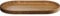ASA Wood Ovales Holztablett Weidenholz Braun, Größe: 44cm x 22,5cm x 2,4cm, 53695970