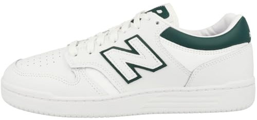 New Balance Herren 480 Sneaker, Weiß/Grün, 44.5 EU