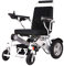 KWK Heavy Duty (180KG/28ST Carrying Capacity) Foldable Lightweight (28.50KG/4.5ST) Electric Wheelchair D09 (Silver - Large SEAT)