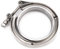 2Pcs Flansch Auspuffrohrschelle Kit, 3 Zoll Turbo Auspuff Down Pipe Edelstahl V-Band Schelle