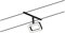 Paulmann 94486 LED Seilsytem Frame Einzelspot incl. 1x4,8 W Warmweiß Schwarz matt, Chrom Kunststoff, Metall Beleuchtungssystem 3000 K