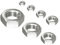 Flachmuttern M3-M30-DIN 439, Sechskantmuttern flach, Stahl verzinkt (M 30, 10), Silver
