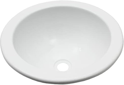 pro-Styling Einlegemulde Waschbecken rund Wohnmobil Wohnwagen Caravan Camping Boot Ø 290 mm weiß