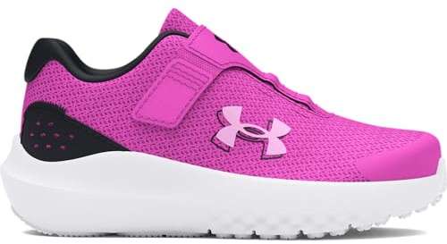 Under Armour Girl's Ua Ginf Surge 4 Ac Running Shoe, Vivid Magenta Black Stellar Pink, 7.5 UK