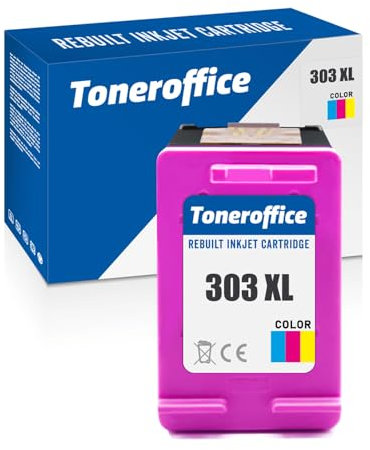 303 Druckerpatrone XL für HP 303 XL Druckerpatronen Color Farbe Kompatibel T6N03AE für Drucker HP Envy Photo 6220 6230 6232 7130 7134 7830 (ca. 415 Seiten)