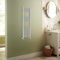 Warmehaus Contemporary Straight Heated Bathroom Towel Rail Radiator Rad - 1200x400mm - Chrome