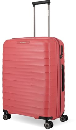 Travelite Koffer MOOBY Größe M, 66 cm, 73-80 Liter, mittelgroß, erweiterbar | kratzfester Hartschalenkoffer aus robustem Material, Reisekoffer mit 4 Doppelrollen, Dehnfalte & TSA Schloss, viel Stauraum