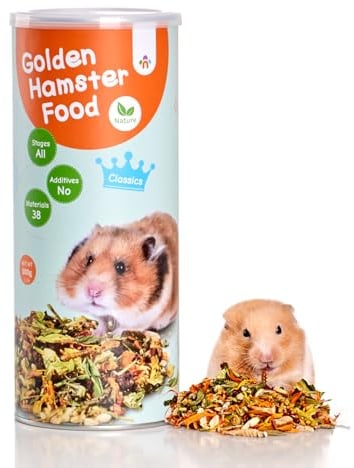 Niteangel Hamster Food & Treats Toy - Small Animal Natural Food for Syrian Dwarf Golden Hamsters or Other Small-Sized Pets