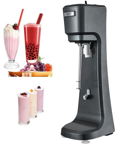 Macchina per frappè elettrica da 300 W, montalatte multifunzione automatico da 26.000 giri/min, frullatore per succhi da 900 ml regolabile su 3 livelli per caffetteria, negozio di tè al latte