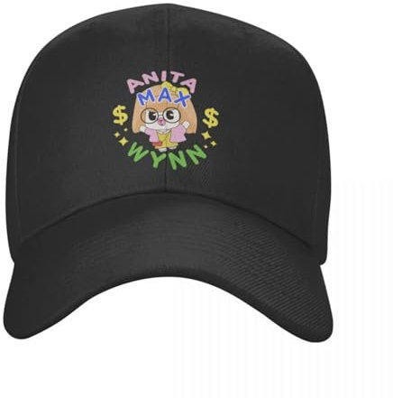 CWCMZDH Baseballmütze Baseballkappe Mode Unisex Anita Max Wynmem Baseballkappe für Erwachsene, verstellbare Papamütze, Damen und Herren, Sport-Snapback-Kappen