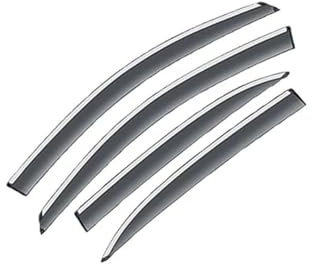 DZSYANJIASM Windabweiser Für VW Für Polo Für Mk5 Mk6 6R 6C 61 BZ 2009-2022 Autofenster Visierabdeckung Guards Antirain Regenabweiser Windabweiser Regenabweiser(Hecktürmodell)