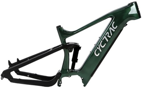 Mountain Suspension Frame 27.5er 29er E-Bike Frame 17'' Carbon Fiber Thru Axle Boost Mountain Bike Frame With Rear Shocks And Built-in Battery Box