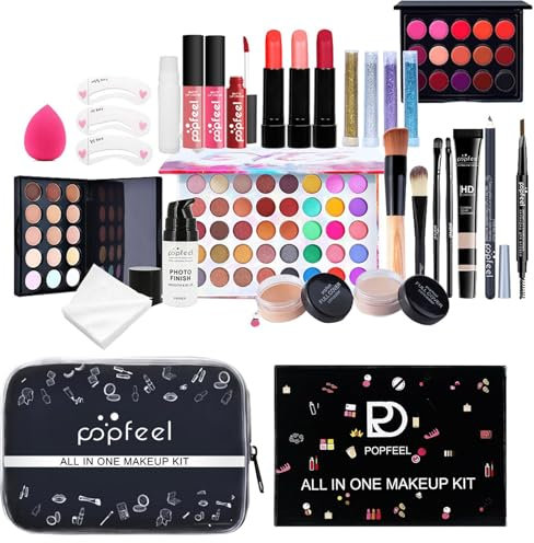 All In onee Makeup Kit - 27 Full Makeup Kit | Travel Makeup Kit | Makeup Kit for Women Full Kit | Professional Makeup Bundle Makeup Kits | Full Kit Makeup Sets Travel Portable Makeup Kit For Women