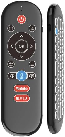 W1 Plus Air Mouse Fernbedienung 2.4G RF Wireless Mini Tastatur Smart Gyroskop Tastatur Sense Anti-Verlust IR für Android TV Box