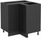 Vicco Eckunterschrank R-Line, Anthrazit Landhaus, 75.6 cm ohne Arbeitsplatte