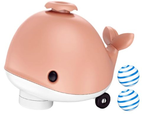 Whale Floating Ball, elektrische Wal -Floating -Kugelspielzeug,Netter Wal -Levitationsball | Haustierbedarf, Kühllüfter, Flexible und Musikfunktion, Blowing -Spiele für Kinder Haustiere Spielen