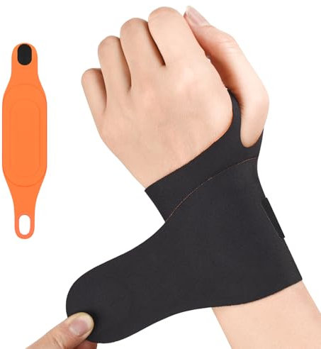 Muñequeras para mano derecha e izquierda, soporte de muñeca para TFCC lágrimas y lesiones repetidas de muñeca, vendaje para el síndrome del túnel carpiano, alivio del dolor (compresa de hielo)