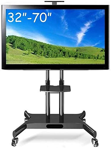 Carrello porta TV girevole per schermi LED LCD da 32 a 70 pollici, per ospedali, aule e uffici, mobile per TV a movimento completo