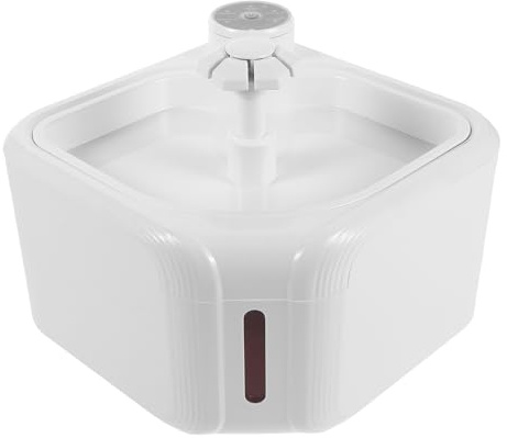 EPIGEIST Fontaine à Eau Automatique Blanche pour Petits Chats et Chiens Station d 39 Abreuvement Silencieuse avec Système Anti-déversement Fontaine à Eau pour Animaux de Compagnie