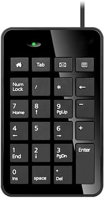 YROHGKPN 23 Keys Numeric USB Keyboard Digital Numpad for Accounting Telller Laptop Notebook Tablets Number Keyboard and for Laptop