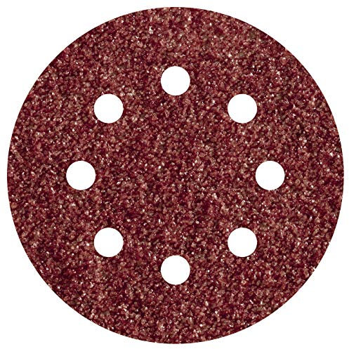 wolfcraft 2070100 - Disques Agrippants Perforés - Grain 80 - Diamètre 125 mm - Lot de 25