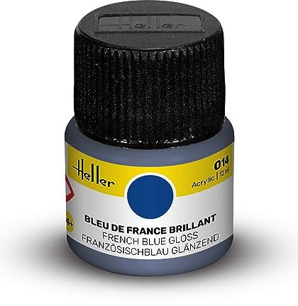 Heller - 9014 - Maquette - Bleu de France Brillant