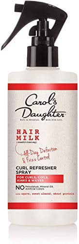 Carol's Daughter, Hair Milk, Lockiges Erfrischungsspray mit Agave, Süßmandel, Sojaprotein, für welliges, lockiges, krauses und krauses Haar, 10.0 fl oz / 296 ml