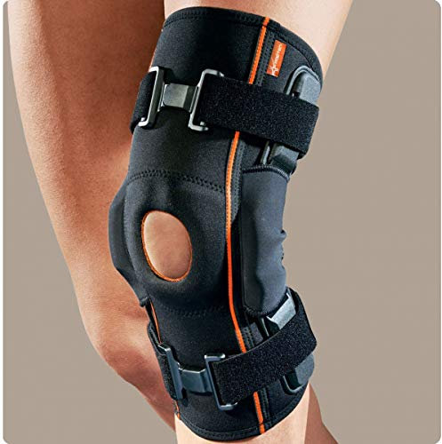 ROTEN - Genufit15 ginocchiera tubolare in tessuto AirX con aste articolate e stabilizzatore rotuleo - M