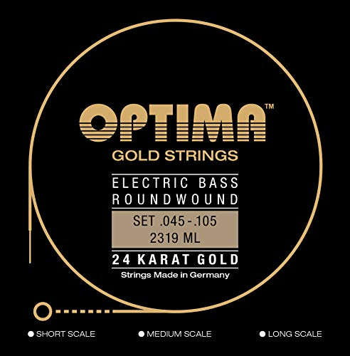 Optima 2319 LS Bass GOLD Strings, Long Scale, medium light