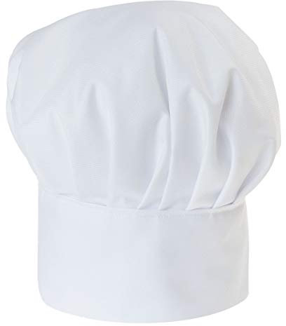 Gorro Cocinero para niños de niño Bebé de Cocina Ajustable con Velcro Gorro de Chef con Nombre/con Texto Blanco [099]
