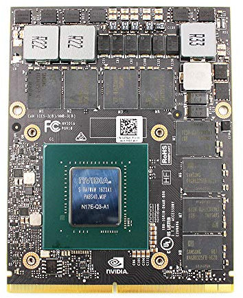 Tarjeta gráfica GDDR5 de 8 GB NVIDIA Quadro P4000 para Dell Precision M6800 7710 7720 7730 HP ZBook 17 G4 G5 Mobile Workstation Laptop, GPU MXM VGA Board Upgrade Piezas de repuesto