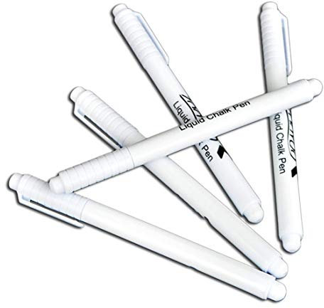 Rotuladores de tiza de pizarra blanca, rotuladores de tiza líquida blanca, marcadores de tiza de borrado en seco blancos para letreros de pizarra, ventanas, pizarra, vidrio (1Pc)