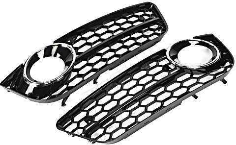EVGATSAUTO Nebelscheinwerfergitter, 1 Paar Vordere Stoßstange Untere Nebelscheinwerferlampengitter Ersatz Passend für 08-11