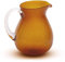 Caraffa in vetro con manico Memento Originale Ambra