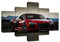 Wandbild auf Leinwand gedruckt, Motiv Audi Quattro Car 100 x 70 cm, Nr. H3434M_5A