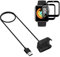 Caricatore per Xiaomi Mi Watch Lite Caricabatterie + 2 Vetro Temperato, Cavo di Ricarica di Ricambio Dock USB Caricabatterie (Nero, 3ft 100cm)