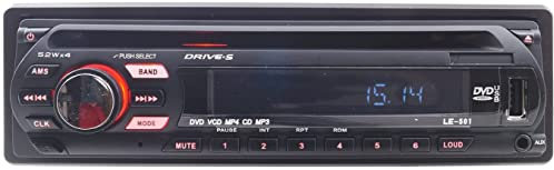 Di Tutto Per Tutti® Autoradio CD DVD MP3 USB Aux Stereo auto FM 80W X 4 Frontalino Estraibile Bluetooth Vivavoce con Telecomando LE-501