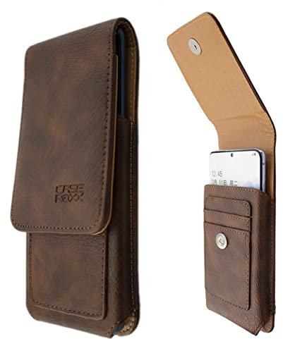 caseroxx Handy Outdoor Tasche passend für Vivo IQOO 9 mit abnehmbaren und drehbaren Gürtelclip in braun