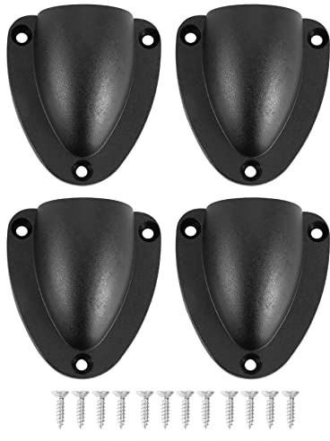 Weetack 4 Pcs Nylon 2.5Inch Wire Cable Vent Cover, Clamshell Vent for Boat, Thickness 1/8Inch,Wire Vent Cover