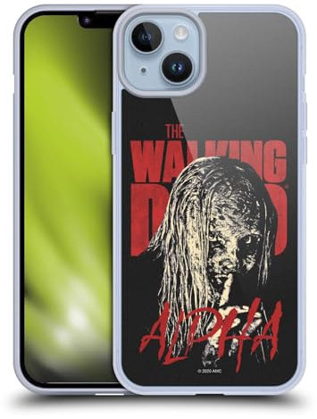 Head Case Designs Offizielle AMC The Walking Dead Alpha Staffel 10 Darsteller Portraits Soft Gel Handyhülle Hülle kompatibel mit Apple iPhone 14 Plus