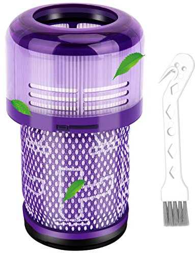 Smyidel Filtro para Dyson V12, 1 Pieza Filtro para Dyson V12 Detect Slim Absolute Extra Total Clean Motorhead Complete Clean Aspiradora, Replacement Part # 971517-01