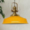 bamyum Asletl Hängelampe Industrial aus Metall Ø41 cm, Küchenlampe Vintage, Hängelampe Esstisch E27, Pendelleuchte Dunkelgelb, Wohnzimmerlampe Hängend Vintage, Pendelleuchte Esstisch und Wohnzimmer