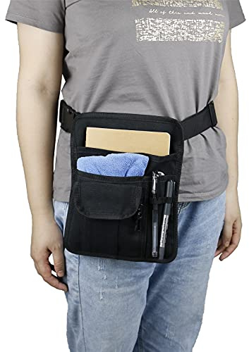 Tools Apron Bag,Restaurant Waiter Waist Money Apron Bag,with Adjustable Belt Buckle Work Waist Apron,for Restaurant,Gardening,Craftspeople etc.