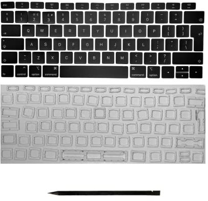 Ersatztasten & Scharniere für MacBook Air 13 (2018-2019) A1932 UK-Layout QWERTY