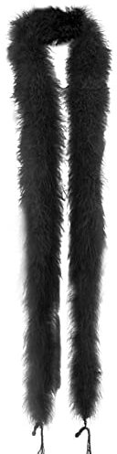 URFEDA Federboa Weihnachtsboa, 2M Federboa für Weihnachtsbaum Weihnachten Band Boa Streifen Girlande Dekoration Federstola Feder Schal Karneval Fasching Stola Kostüm Party Damen Kinder