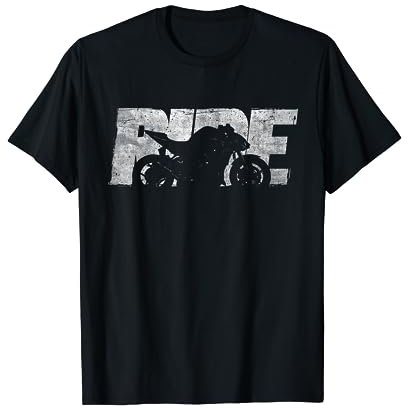 Naked Bike Lovers Gifts for Men and Women - Klassisches Z1000 Naked Bike Ride Motorrad T-Shirt - Schwarz, Unisex, Klein, Kurzarm, Klassische Passform, Used-Look-Design, Baumwolle 50%, Polyester 50%