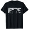 Naked Bike Lovers Gifts for Men and Women - Klassisches Z1000 Naked Bike Ride Motorrad T-Shirt - Schwarz, Unisex, Klein, Kurzarm, Klassische Passform, Used-Look-Design, Baumwolle 50%, Polyester 50%