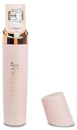Velform Epilwiz Epilierer – 18 Karat vergoldeter Kopf – Schnelle Haarentfernung & LED-Licht – Handlich für Gesicht & Körper – Damen & Herren
